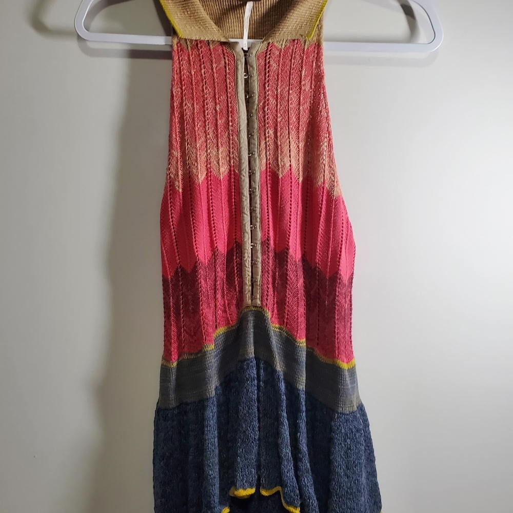 Free People Colorful Knit Sleeveless Top - Picture 1 of 11